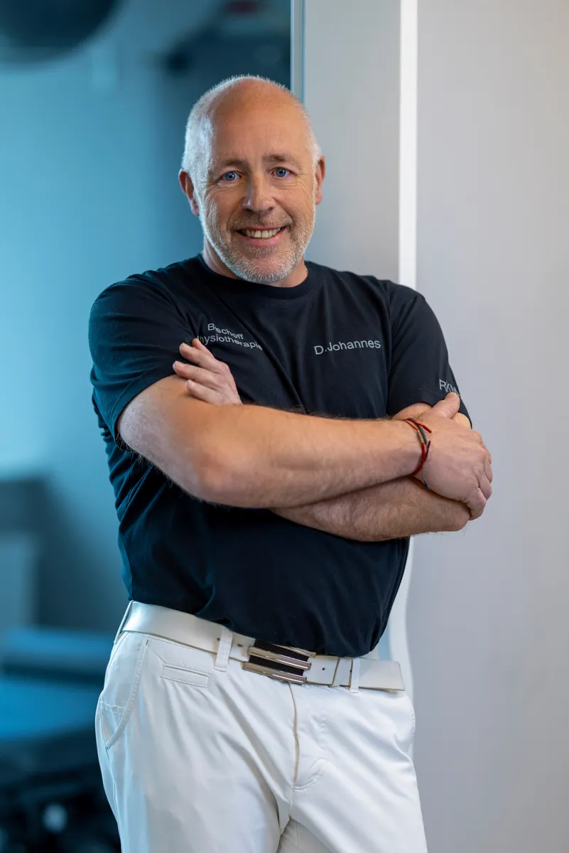Dirk Johannes – Physiotherapeut in derRKM 740 Physiotherapie Düsseldorf Porträt von Dirk Johannes, Physiotherapeut der RKM 740 Physio Düsseldorf